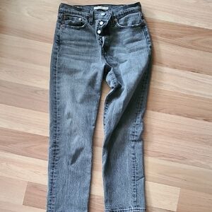 Levi's Premium Wedge Straight Jeans in Gray